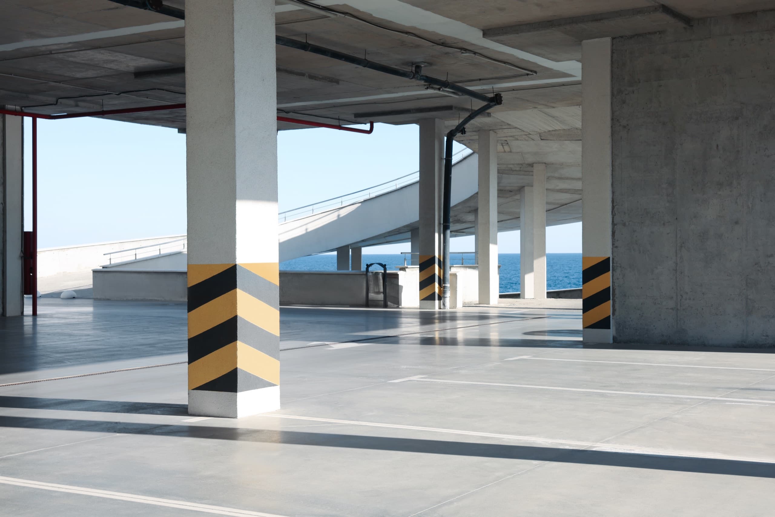 an empty parking garage by phoenix parking solutions